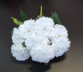 Buchet garoafe artificiale albe 11 capete – 45cm